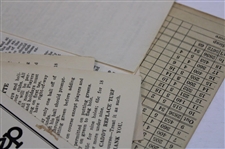 Lot of Twenty One (21) Unused Scorecards From Courses in Georgia 