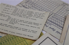 Lot of Twenty One (21) Unused Scorecards From Courses in Georgia 