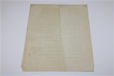 1951 Masters Tournament Auction Pool - Players' Records & Qualifiers
