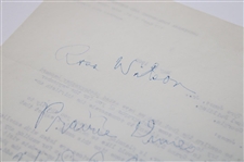 Bobby Jones' 1960 Letter from Jack Zanger (Golf Magazine) with Jones Handwritten Notations