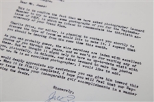 Bobby Jones' 1960 Letter from Jack Zanger (Golf Magazine) with Jones Handwritten Notations