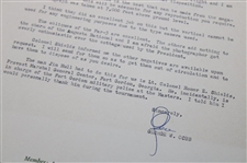 1959 Letter To Bobby Jones From Architect George W. Cobb w/ANGC Par-3 Course Content