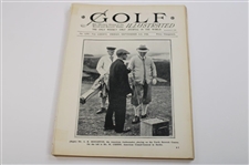 Four (4) 1926 August & September Golf Illustrated Weekly Journals/Magazines