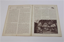 Four (4) 1930 July & August Golf Illustrated Weekly Journals/Magazines