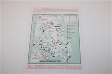 1995 Masters Tournament Thursday Pairing Sheet - Tiger's Masters Debut