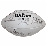 Palmer, Bo Jackson, Marino, Starr & others Signed Wilson Football JSA ALOA