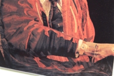 Marquetry Portrait of Harvey Penick Ceramic Tile by Tony Jacklin - WGHoF Collection