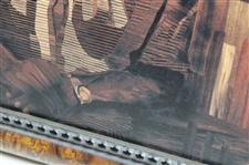 Marquetry Portrait of Ben Crenshaw Framed Print by Tony Jacklin - WGHoF Collection