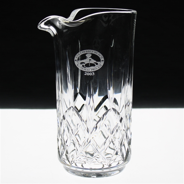 Brad Bryant’s 2003 AT&T Pebble Beach Pro-Am Glass Vase