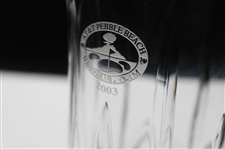 Brad Bryant’s 2003 AT&T Pebble Beach Pro-Am Glass Vase