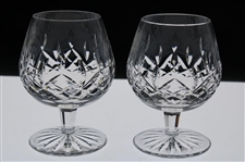 Brad Bryant’s Set of Two (2) PGA of America Waterford Ale Glasses