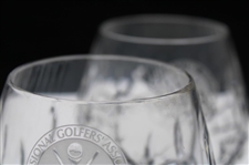 Brad Bryant’s Set of Two (2) PGA of America Waterford Ale Glasses