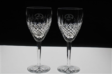 Brad Bryant’s Set of Two (2) 1995 AT&T Pebble Beach Pro-Am Wine Glasses