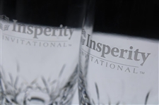 Brad Bryant’s Set of Two (2) Insperity Championship Waterford Drinking Glasses
