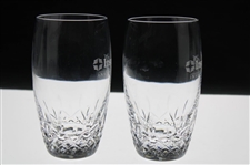 Brad Bryant’s Set of Two (2) Insperity Championship Waterford Drinking Glasses