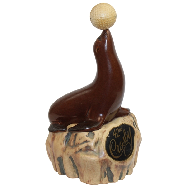 42nd Crosby Scotch Whiskey Seal Decanter - Brad Bryant Collection