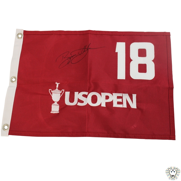 Bryson Dechambeau Signed Us Open Flag JSA ALOA