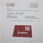 Bryson Dechambeau Signed Us Open Flag JSA ALOA
