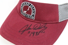 John Daly Signed Crooked Stick Golf Club Visor JSA ALOA