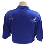 John Daly Signed Dark Blue Cool Fish Collared Shirt with Sponsors JSA ALOA