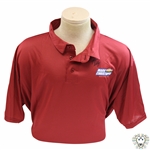 John Daly Signed Red And Grey Striped Dignity Collared Shirt with Sponsors JSA ALOA