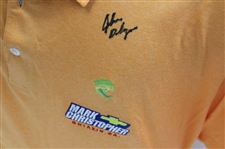 John Daly Signed Orange Cool Fish Collared Shirt with Sponsors JSA ALOA