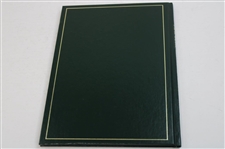 1989 Masters Tournament Green Annual Book - Nick Faldo Winner - Calcavecchia Collection