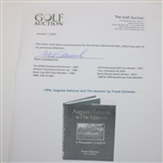 1996 'Augusta National And The Masters' by Frank Christian - Calcavecchia Collection