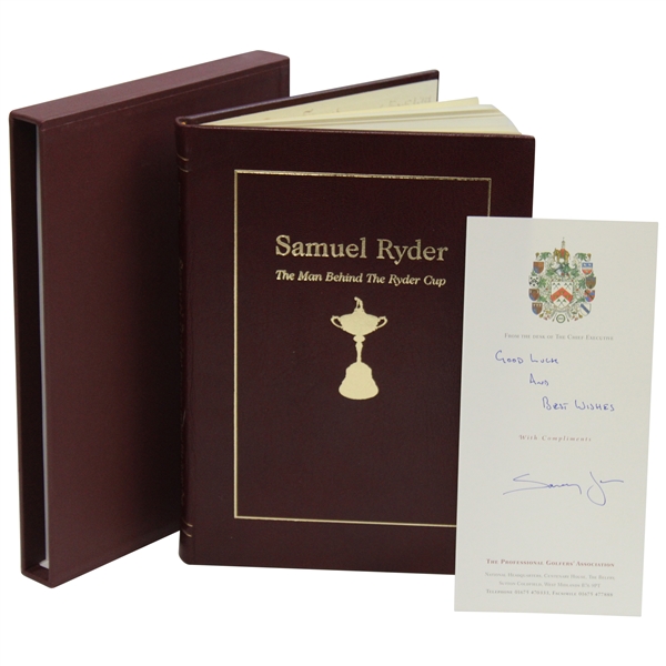 2000 Samuel Ryder The Man Behind The Ryder Cup Ltd Ed 60/500 Book by Peter Fry - Calcavecchia Collection
