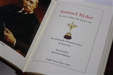 2000 'Samuel Ryder The Man Behind The Ryder Cup' Ltd Ed 60/500 Book by Peter Fry - Calcavecchia Collection