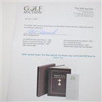 2000 'Samuel Ryder The Man Behind The Ryder Cup' Ltd Ed 60/500 Book by Peter Fry - Calcavecchia Collection