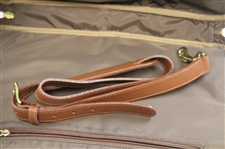 Masters Tournament Logo Brown Leather Laptop Bag w/Box
