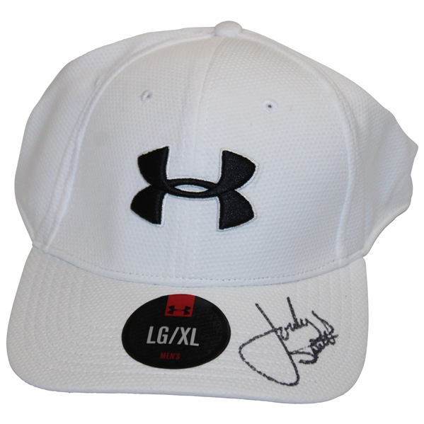 Jordan Spieth Signed Under Armour White Hat Beckett #C30862