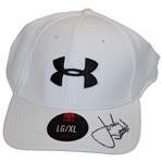 Jordan Spieth Signed Under Armour White Hat Beckett #C30862