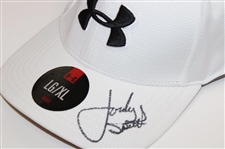Jordan Spieth Signed Under Armour White Hat Beckett #C30862