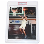 LeBron James Signed 2002 High School Dunking Photo PSA Authentic Auto #84613280