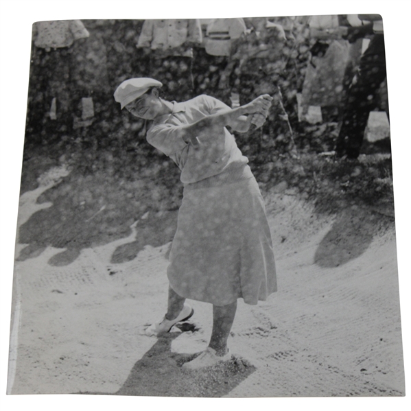 Louise Suggs Denver Post Photo Hitting Out of The Sand 
