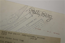 Patty Berg 1938 Miami Biltmore Women's Golf Championship Trophy Photo