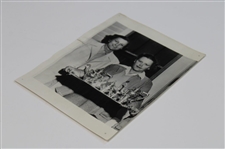 Patty Berg & Babe Zaharias 1949 Photo Tampa Women's Open Tournament Trophies Photo
