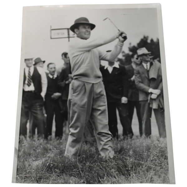 Paul Runyan 1938 Golf National Open Post Swing Photo