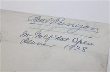 Paul Runyan 1938 Golf National Open Post Swing Photo