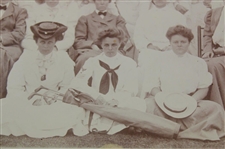 Original Sepia Photo Of Women Golfers Circa 1900 