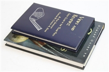 Two (2) Signed Golf Collector Books by John & Mort Olman & Pete Georgiady 