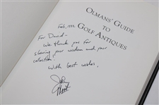 Two (2) Signed Golf Collector Books by John & Mort Olman & Pete Georgiady 