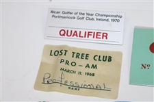 Ten (10) Tournament Contestant Badges - Lucky, Sahara, Crestar & more - Charles Coody Collection