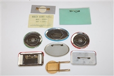 Ten (10) Tournament Contestant Badges - Lucky, Sahara, Crestar & more - Charles Coody Collection
