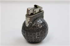 Square Mesh Pattern Dark Tone Golf Ball Themed Lighter