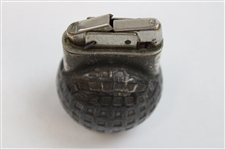 Square Mesh Pattern Dark Tone Golf Ball Themed Lighter