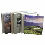Pebble Beach Collection 3 Volume Set With Slipcases Signed by Authors 