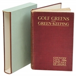 1906 'Golf Greens And Green-Keeping' Edited by Horace Hutchinson 